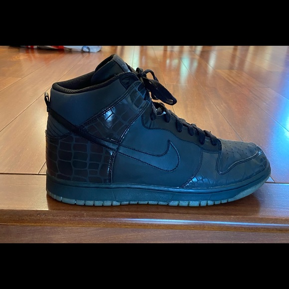 Nike dunk high reflective croc clearance
